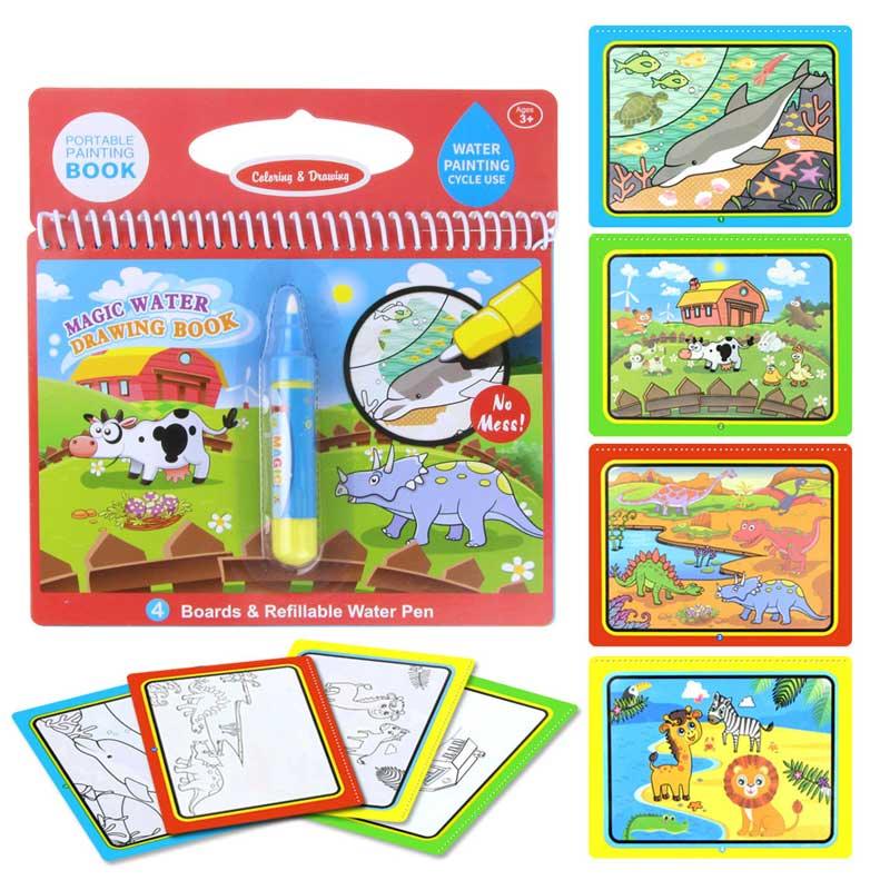 Magic Water Drawing Books Coloring Books Doodle & Magic Pen Painting Drawing Board Children  Painting Toys Birthday Gifts