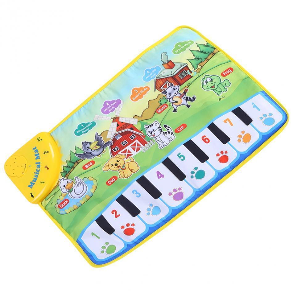 Baby Music Play Carpet Mat Children Kid Crawling Piano Carpet Educational Musical Toy Kids Touch Paly For Kids