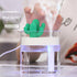 160ML Ultrasonic Air Humidifier Clear Cactus Color Light USB Essential Oil Diffuser Car Purifier Aroma Mist Maker