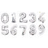 Big 32 Inch Number Foil Balloons Gold Silver Blue Digital Globos For Wedding Birthday Party Decoration In NEW Luxury Style