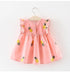 Summer Baby Frill Sleeve Newborn Infant Dresses Cotton Pineapple Sleeveless Toddler Dresses For Girls