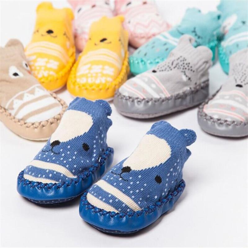 Infant Walkers Leather Cotton Newborn Baby Soft Sole Shoe For Boy And Girl Breathable Shoes Excellent Baby Gift