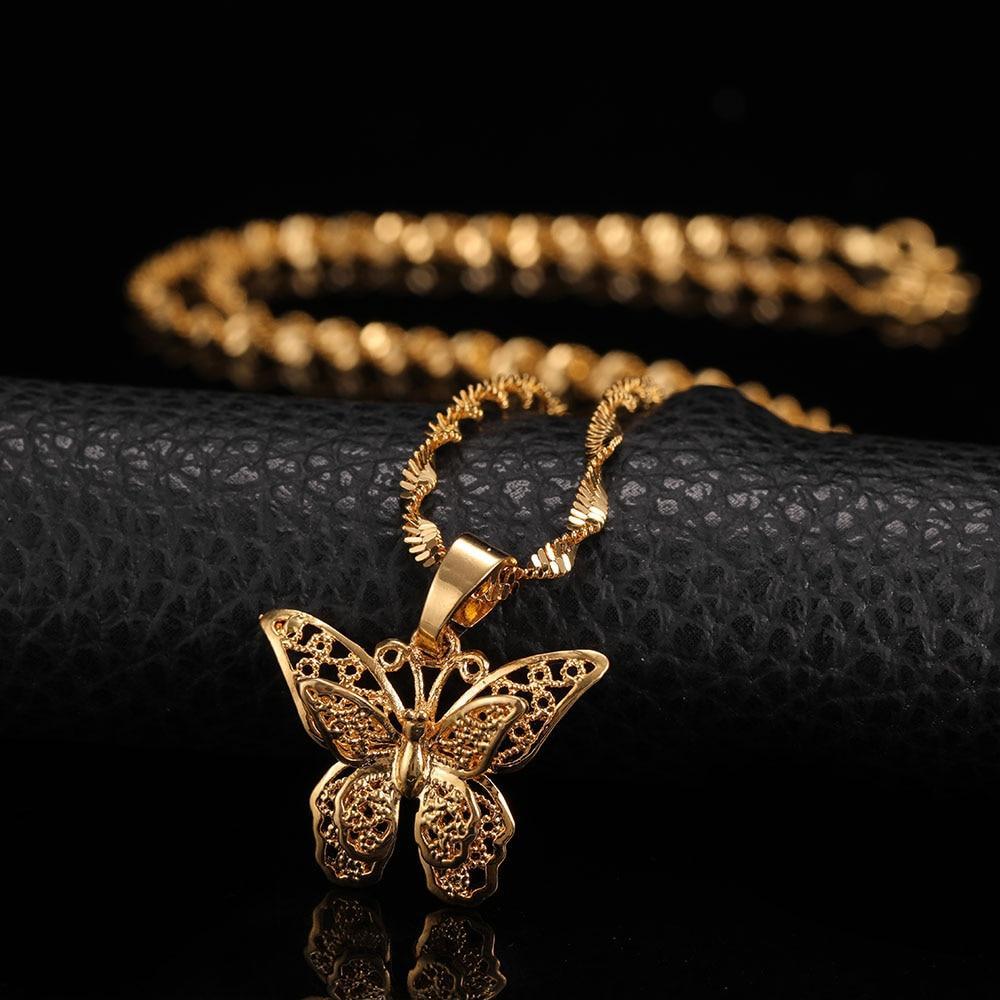 Butterfly Statement Necklaces Pendants for Woman Perfect Gift Luxury Jewelry Style