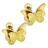 New Butterfly Earrings Rose Gold Color Stainless Steel Stud Earrings for Women butterfly earings