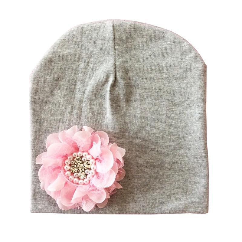 Baby Hat Winter Baby Cap Cotton Floral Hat For Baby Girl Flower Children Cap Kids Accessories For Newborn Baby