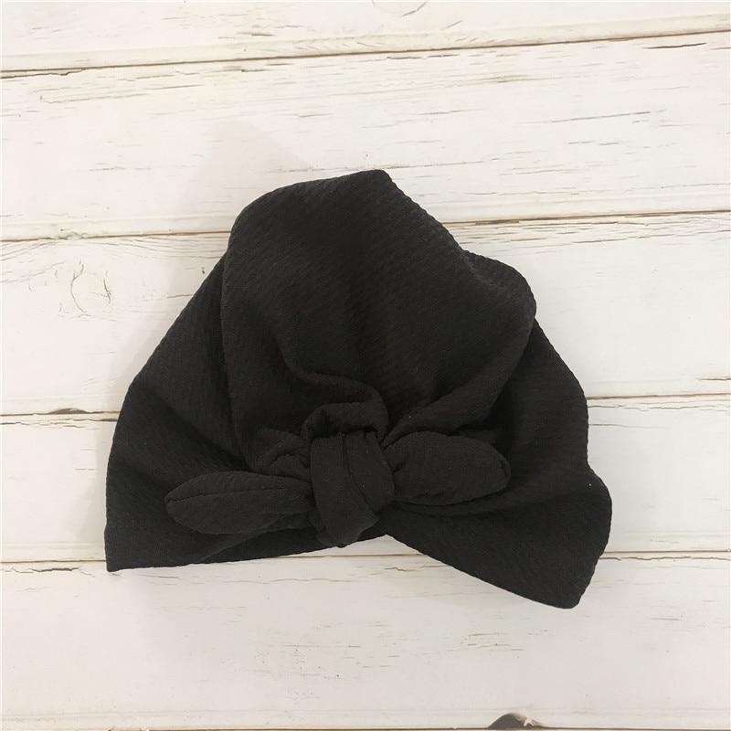 Handmade Baby Hats Rabbit Ears for Infant Children Baby Girls Boho Hat Beanie Scarf Turban Head Wrap Cap For Girls Baby