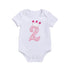 Baby Girls Cotton Rompers 1st Birthday Party Costumes Newborn Cotton Jumpsuit Infant For Girls