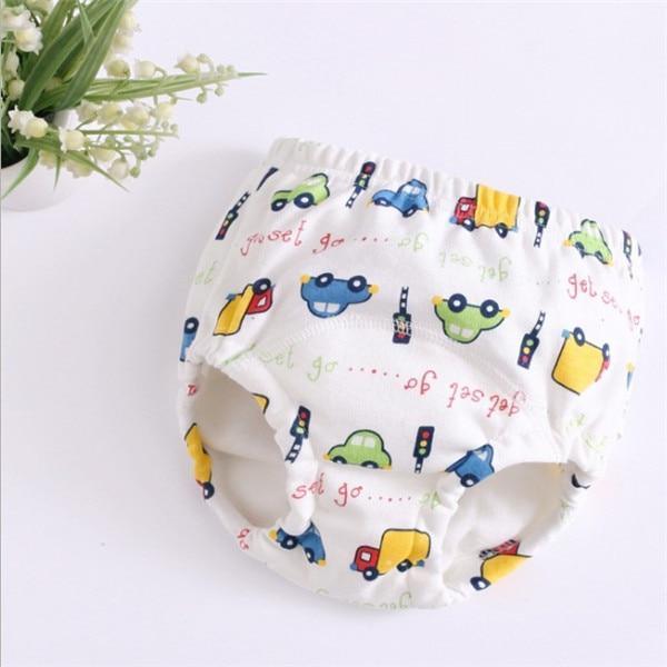 6 Layer Baby Cotton Training Pants Panties Cloth Diapers Reusable Child Nappies Breathable Diaper