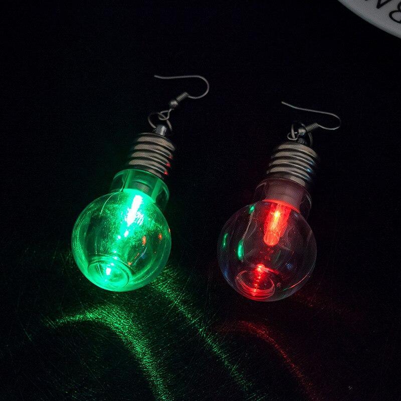 New RGB Design Funny Trend Light Bulbs Epic Drop Earrings For Women In Fashion Light New Popular Trendy Unique Deisgn For Her