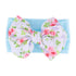 Handmade Bow Flowers Baby Headbands Printed Bowknot Elastic Baby Turban Newborn Hair Accessories For Baby Girls