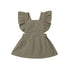 Modern Summer Casual Cute Infant Kids Baby Girl Summer Color Ruffle Princess Party Dress Clothes