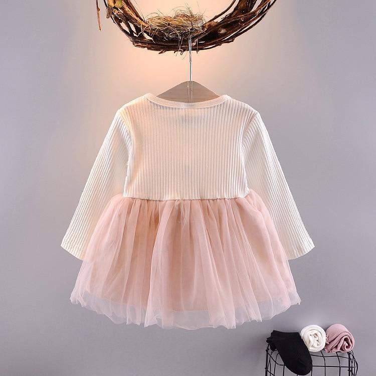 Luxury Modern New Baby Cotton Dress Pineapple Yarn Dresses for Baby Girl Fashion Clothes Style