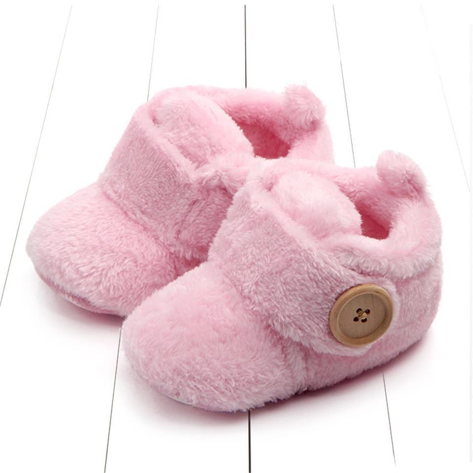 Baby Toddler First Walkers Baby Shoes Soft Slippers Cute Shoes Winter Non-Slip Baby Warm Autumn Comfortable Shoes