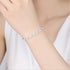 Top Quality Elegant 925 Sterling Silver Luxury Bracelets For Women Wedding Accessories Lady Fashion Zircon Geometric Bracelet Girl Gift