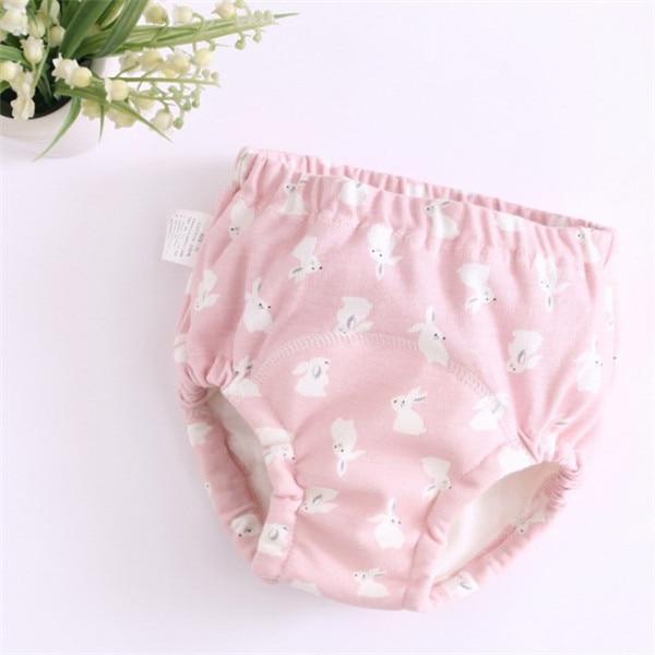 6 Layer Baby Cotton Training Pants Panties Cloth Diapers Reusable Child Nappies Breathable Diaper