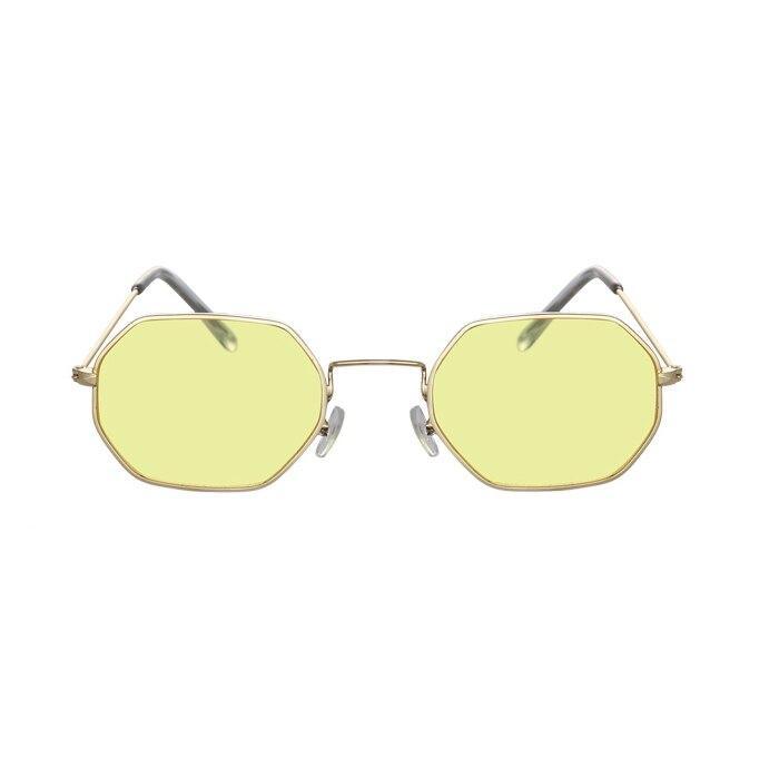 Yellow Women Retro Brand Designer Classic Sunglasses For Ladies Luxury Ladies Mirror Female Oculos de sol