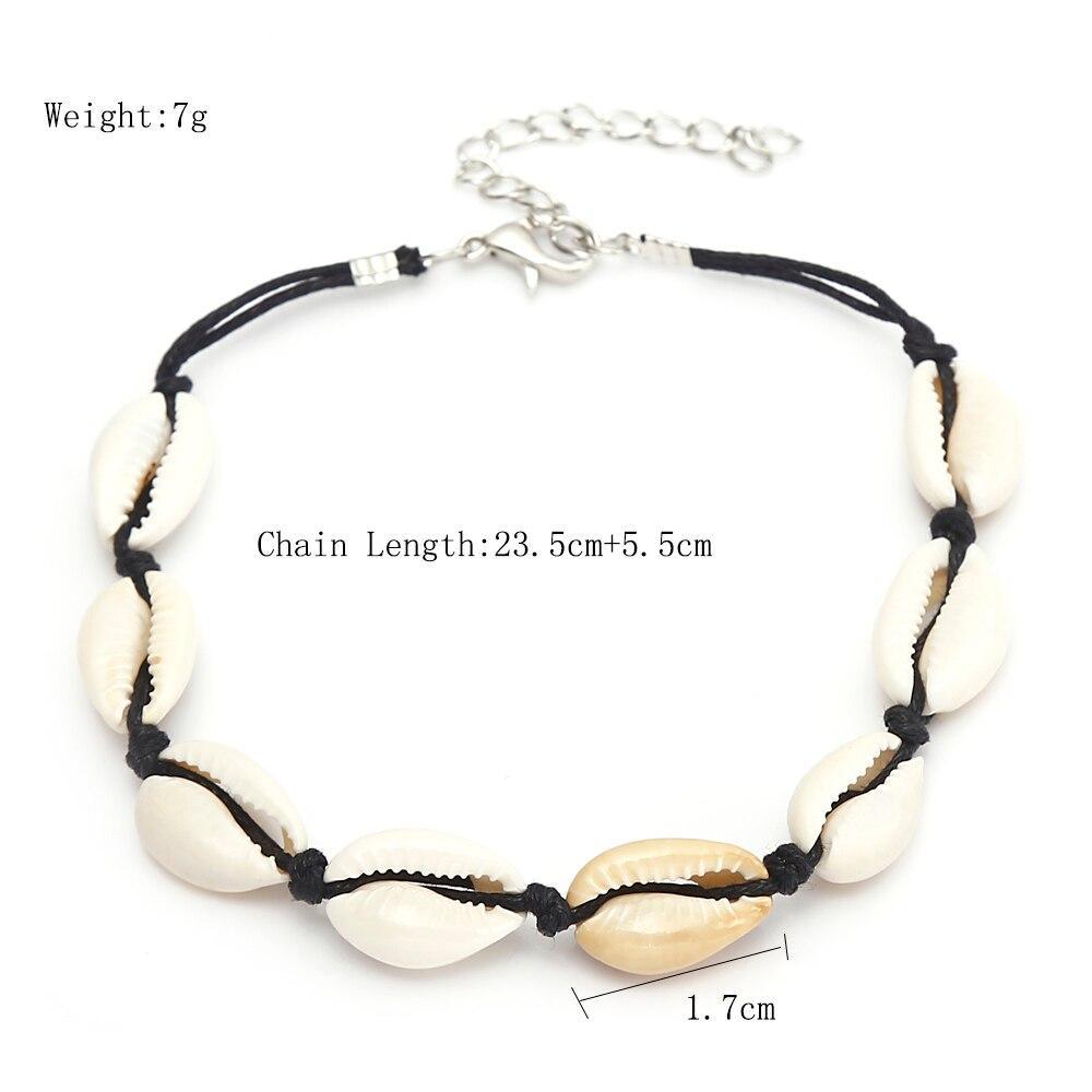 Handmade Sea Shell Anklet Brecelets  For Women Foot Jewelry For  Leg strap Bohemian Jewelry  New Trend Summer Style