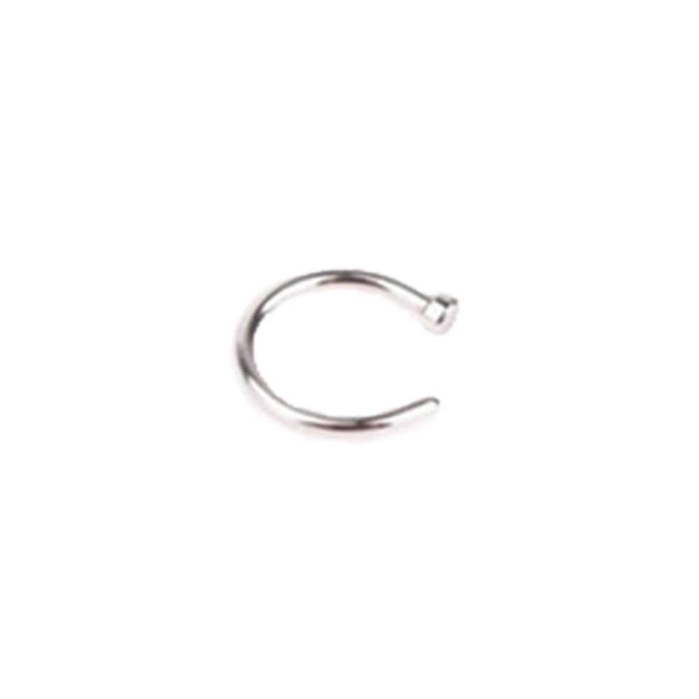 Luxury U Shaped Fake Nose Ring Hoop Septum Stainless Steel Nose Piercing Jewelry For Woman