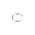 Luxury U Shaped Fake Nose Ring Hoop Septum Stainless Steel Nose Piercing Jewelry For Woman