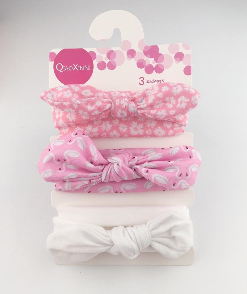 Baby Headband Flower Print Hair Wear for Newborn Baby Girl Headband for Little Girl Headbands Children Bow