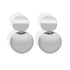 Luxury Modern Trend Fashion Statement Earrings 2020 Style Big Geometric Round Earrings For Women and Girls