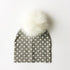 Luxury Modern Baby Hat Cotton Printing Hat With Pompon For Girls Autumn Winter Boys Caps Children Bonnet For Kids