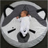 Modern Luxury Animal Carpet For Baby Play Mats Wewborn Infant Soft Sleeping Mat Cotton Rabbit Lion Raccoon Swan Pegasus Koala Cat Bear Carpet For Kids