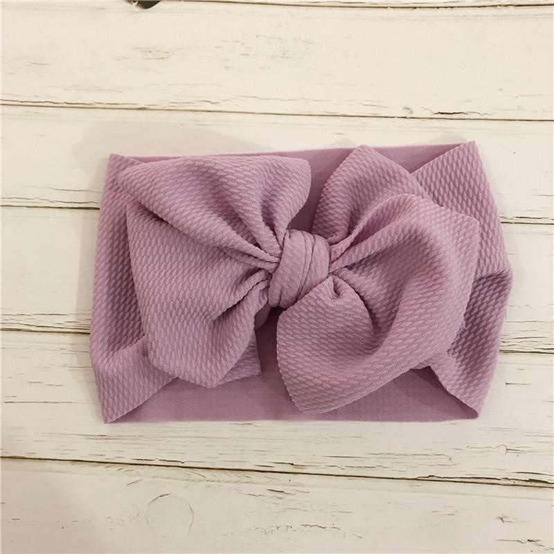 Modern retro Vintage Baby and Mom Textured Headwrap Pre-tied Turban Headband Bow Super Soft and Stretchy Hair Bows Kids Accessories for Girls and Moms