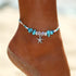 Shell Beads Starfish Sea Turtle Anklets For Women Multi Layer Anklet Handmade Bohemian Jewelry