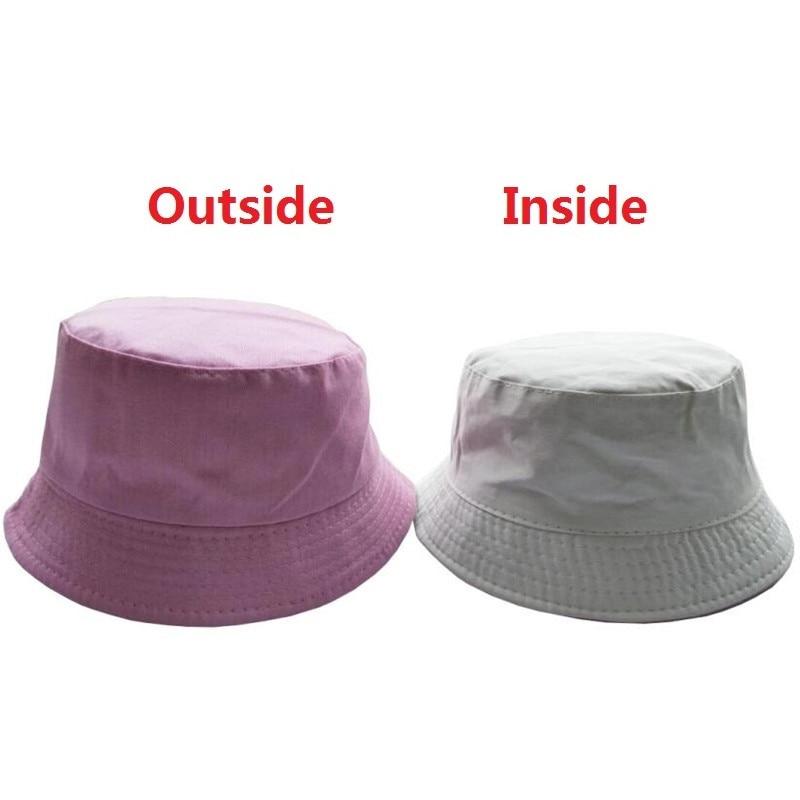 Modern Baby Girls Sun Hat Cotton Baby Hat Kids Child Cap Bowknot Flower Print Bucket Hat Double Sided