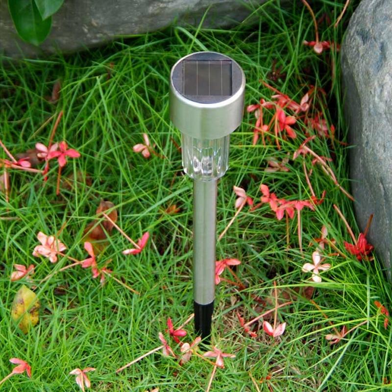 Garden Premium LED Solar Luxury Stainless Steel Lights For Yard Pathway Walkway More Pieces Outdoor