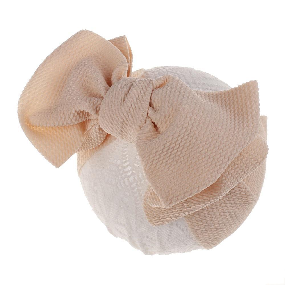 Baby Large Bow Girls Headband Big Bowknot Head wrap Kids Bow for Hair Cotton Infant Newborn Headbands For Baby