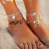 Starfish Pendant Anklets For Women Stone Beads Shell Anklet Bohemian Bracelets Jewelry