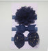 Handmade Vintage Retro Baby Elastic flower Headband Bowknot Hairband Toddler Infants For Baby