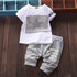 Baby Boy Clothes Winter Kids Clothes Sets T-shirt Pants Suit Star Printed Clothes Newborn  For Boys