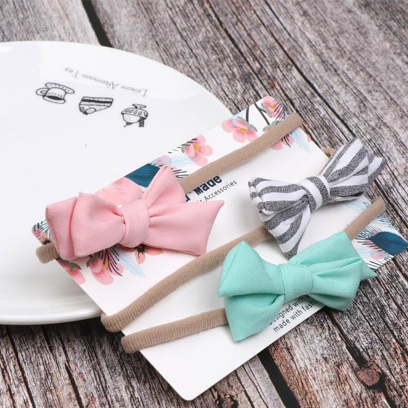 Flower Trendy Baby Headband For Girl Bows Crown Head Bands Cute Newborn Headbands Hairbands Baby Hair Accessories