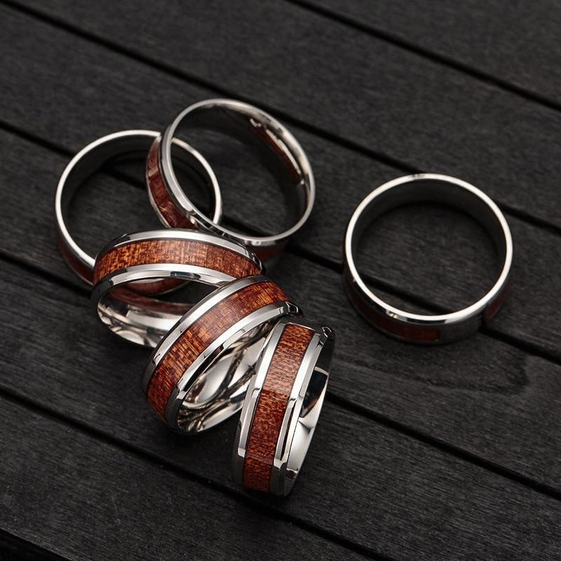 High Quality Titanium Stainless Steel Wood Life Tree Luxury Elegant Family Epic Healing Ring Jewelry Gifts for Women and Men