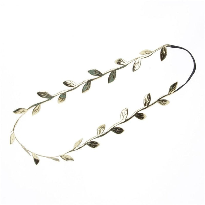 Luxury Modern Gold Silver Leaves Hairbands Summer Hair Accessories Bridal Trendy Jewelry For Mother and  Daughter