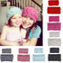 HandmadeKnit Wool Hairband for Mother & Daughter Headband Knit Flower Hairband Ear Warmer Headwrap