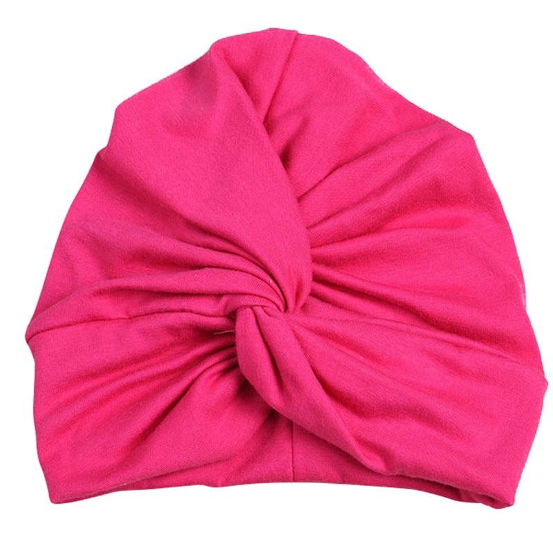 Baby Hat Cotton Soft Turban Knot Girl Summer Hat Bohemian style Kids Newborn Cap for Baby Girls