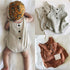 Newborn Baby Girl Boy Clothes Cotton Linen Sleeveless Button Bodysuit Outfits Set Jumpsuit Romper