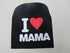 Modern Popular Baby Knitted Warm Cotton Beanie Hat cap For Toddler Baby Kids Cap for Girls &  Boys I love Mama Prints Baby Hat Design