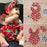 2PCS Newborn Baby Girl Watermelon Summer  Cute Bodysuit Jumpsuit Outfit WIth Bow For Girls