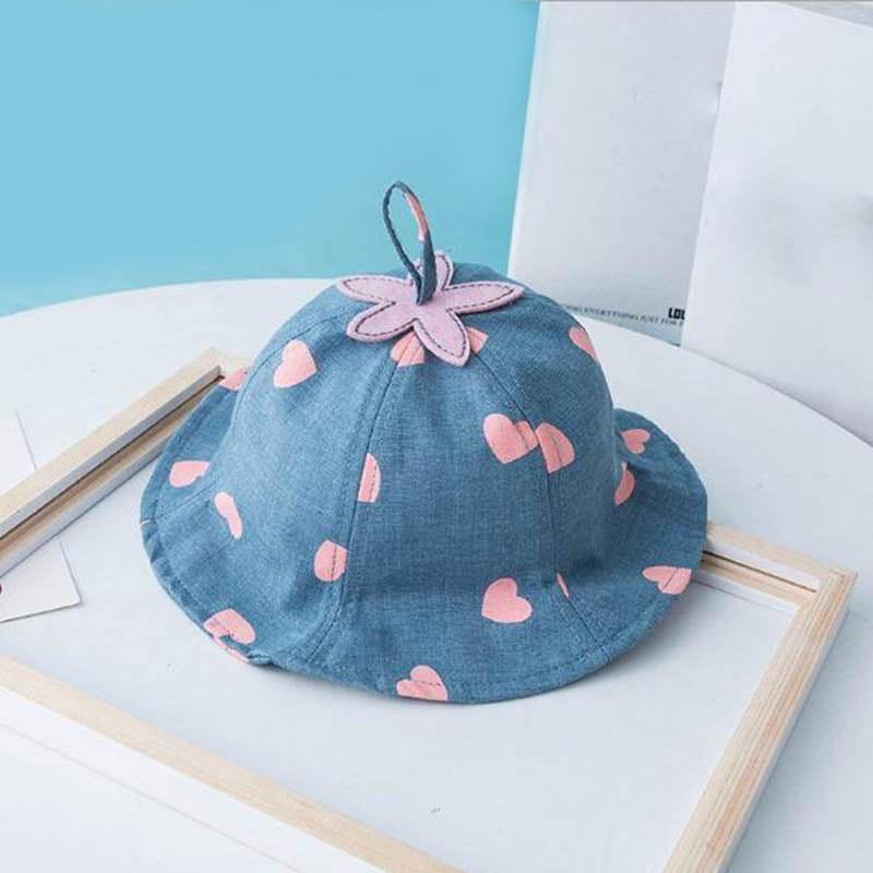 Baby Girl Summer Outdoor Beach Floral  Lovely Lace Princess  Bucket Sun Hat For Girls