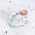 Modern Handmade Pacifier Personalize Silicone Beads Binky Clip Pacifier Chain Chew Baby Teether Toys For Baby