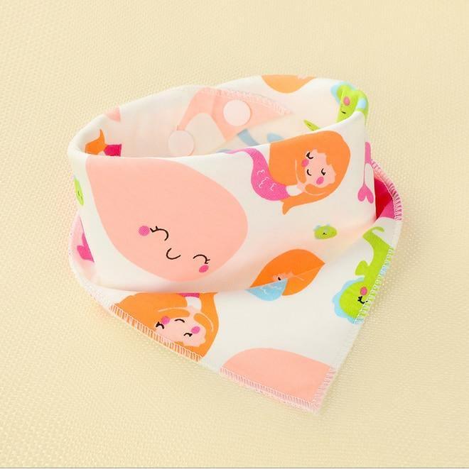 Infant Kids Baby Unisex Feeding Saliva Towel Dribble Triangle Bandana Bibs Burp Cloths Baby Gifts