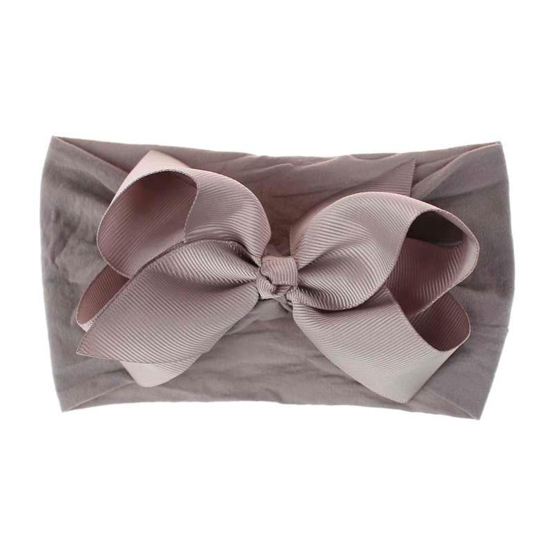 Brand Toddler Baby Girl Baby Big Bow Hairband Headband Stretch Turban Head Wrap Baby Girls