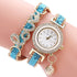 New Top Women Bracelet Watches Ladies Love Leather Strap Rhinestone Quartz Wrist Watch Luxury Fashion Quartz Watch For Women and Girls