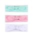 Modern 3Pcs Set Elastic Baby Headband Cute Bow Knot Kids Hair Bands For Newborn Baby Girl