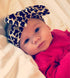 Modern Baby Headband Bow for Girl Leopard Headbands for Newborn Toddler Turban Baby Hair Accessories Design